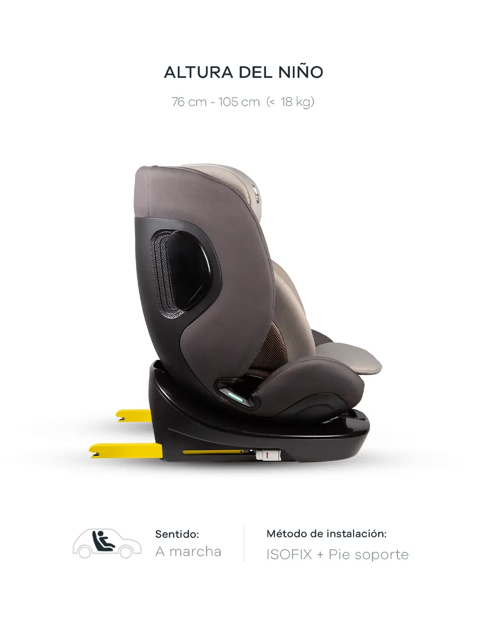 Una silla para auto para todas las etapas producto