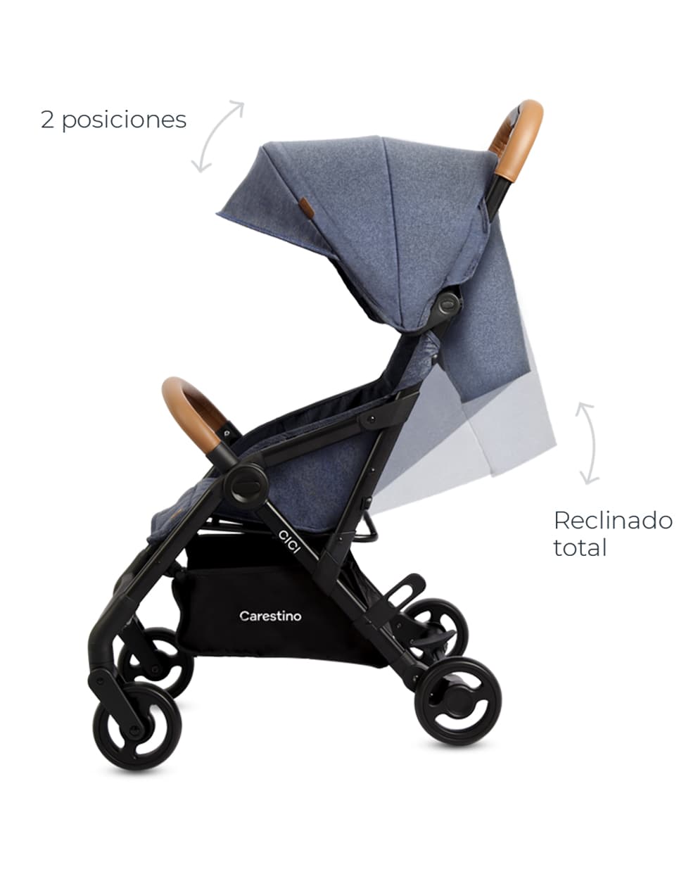 Capota móvil y reclinado total product image