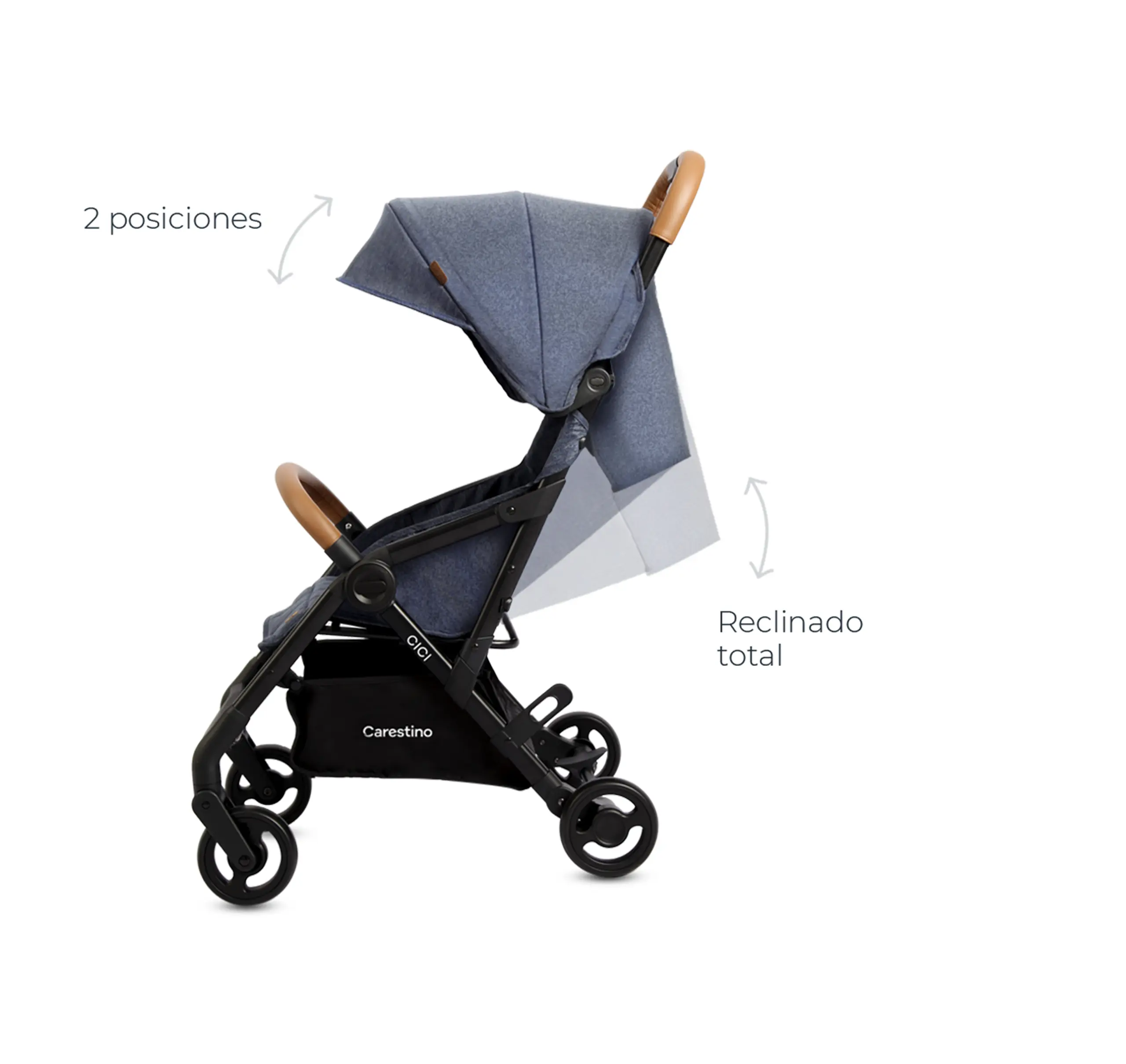 Capota móvil y reclinado total product image