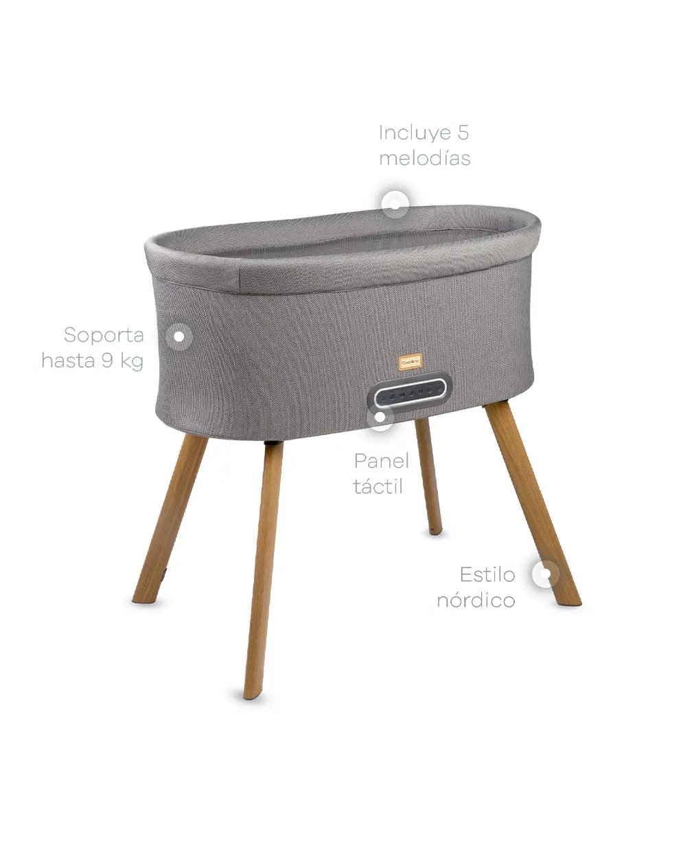 Minimalismo que abraza producto