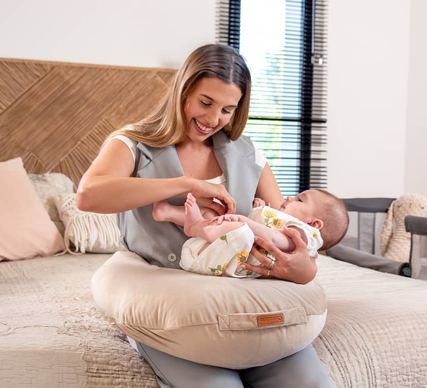 Almohada para amamantar Greige