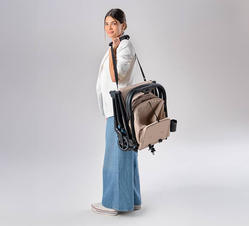 Cochecito POCKET con Accesorios Beige