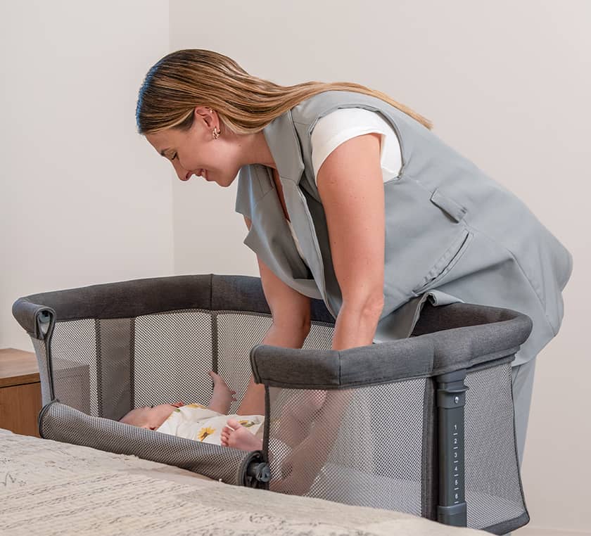 Cuna Colecho Modena Gris Topo