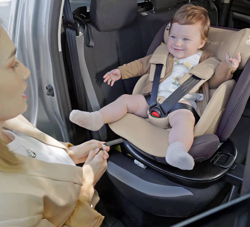 Silla Para Auto MÓNACO I-Size 40-150cm Isofix Taupe