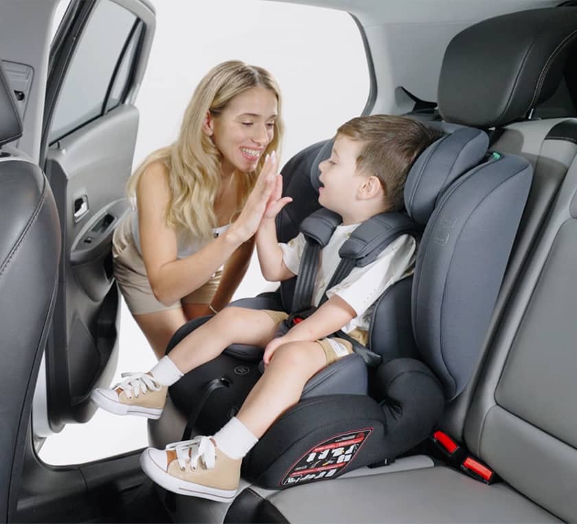 Autoasiento MUNICH I-Size 76-150cm Isofix Azul Grisaceo