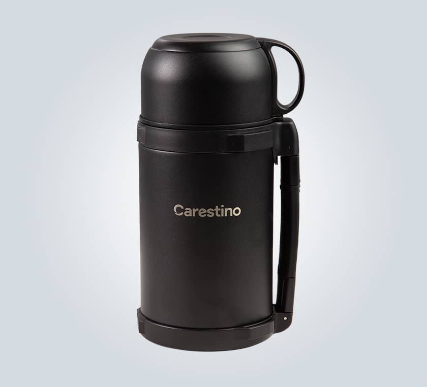 Termo Carestino 1200ml frío/calor Negro