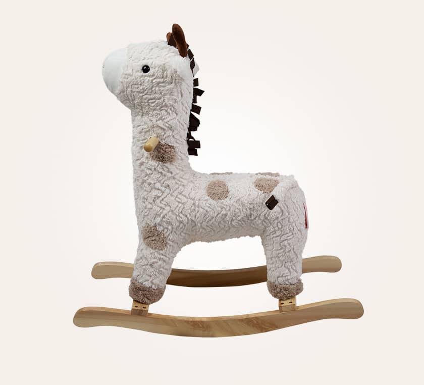 Peluche Mecedor +18meses Jirafa Crudo