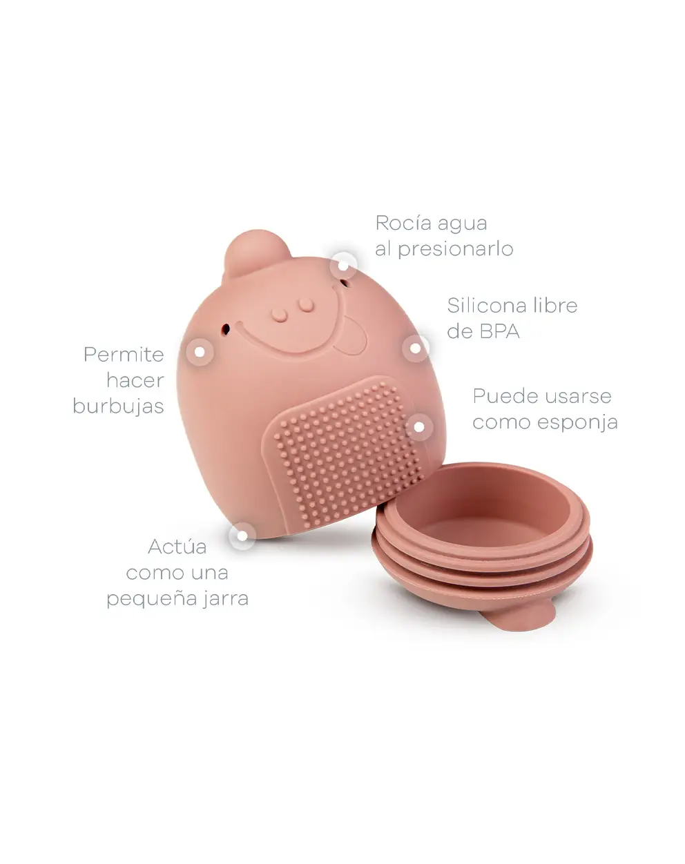 Estimulación sensorial desde el primer contacto con el agua producto