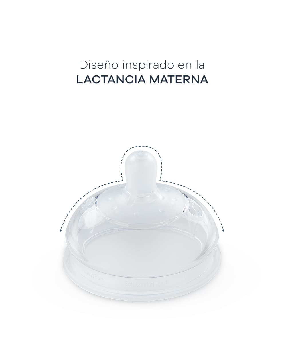 Innovación que reproduce la forma del pecho materno product image