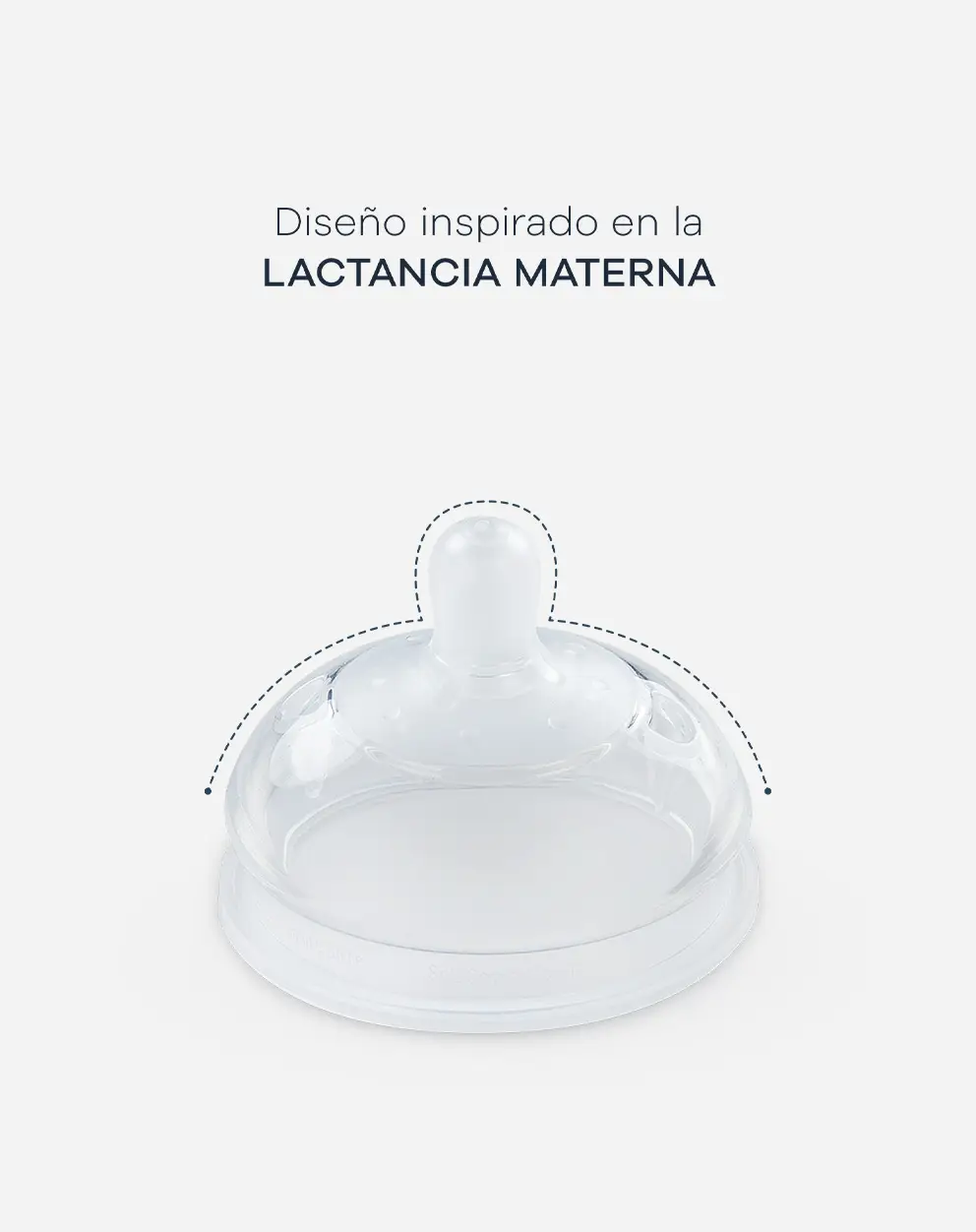 Innovación que reproduce la forma del pecho materno producto