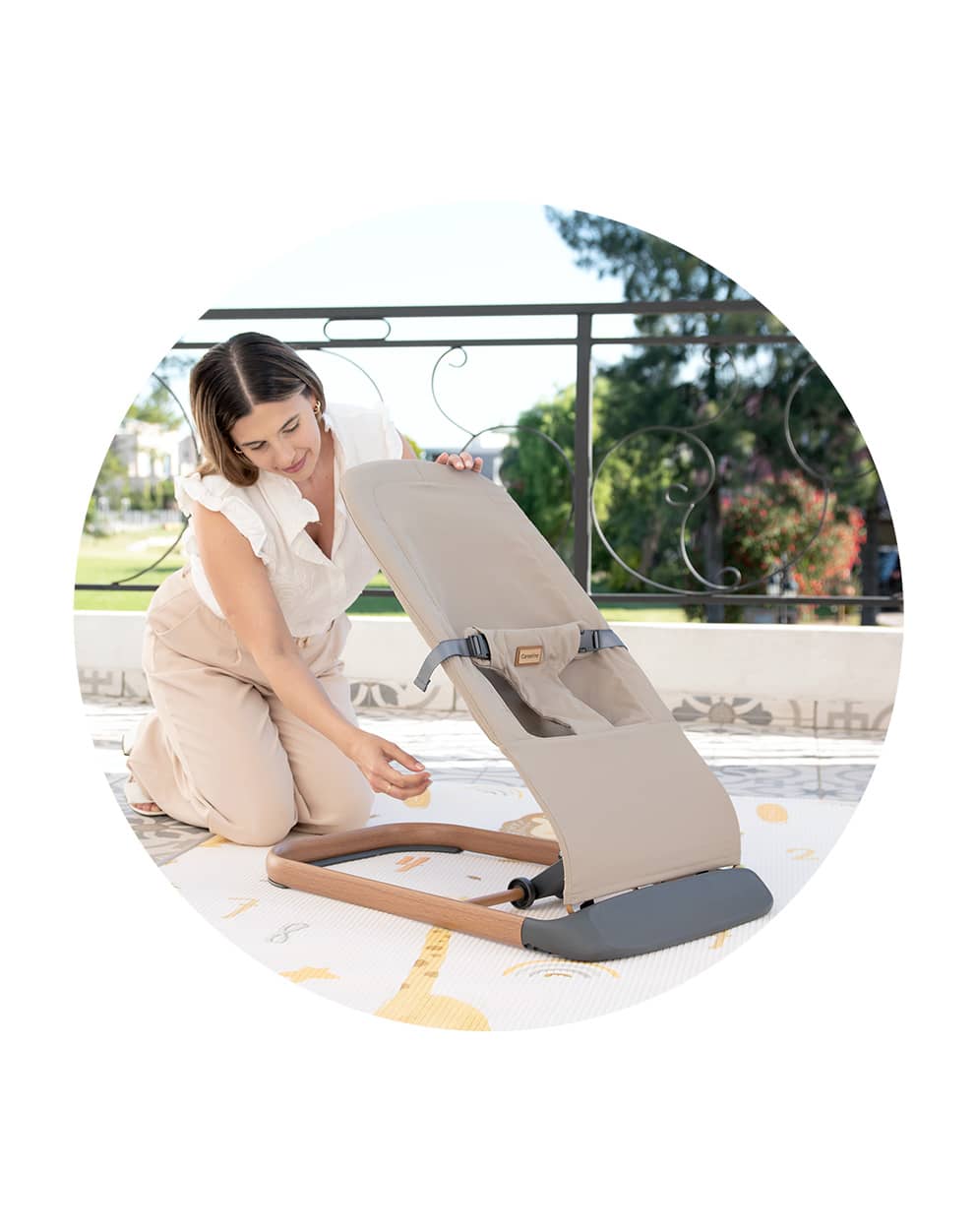 Respaldo ajustable para cada etapa producto