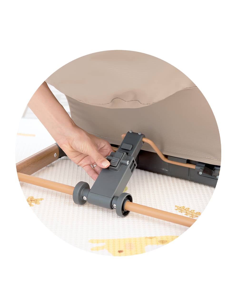 Respaldo ajustable para cada etapa producto