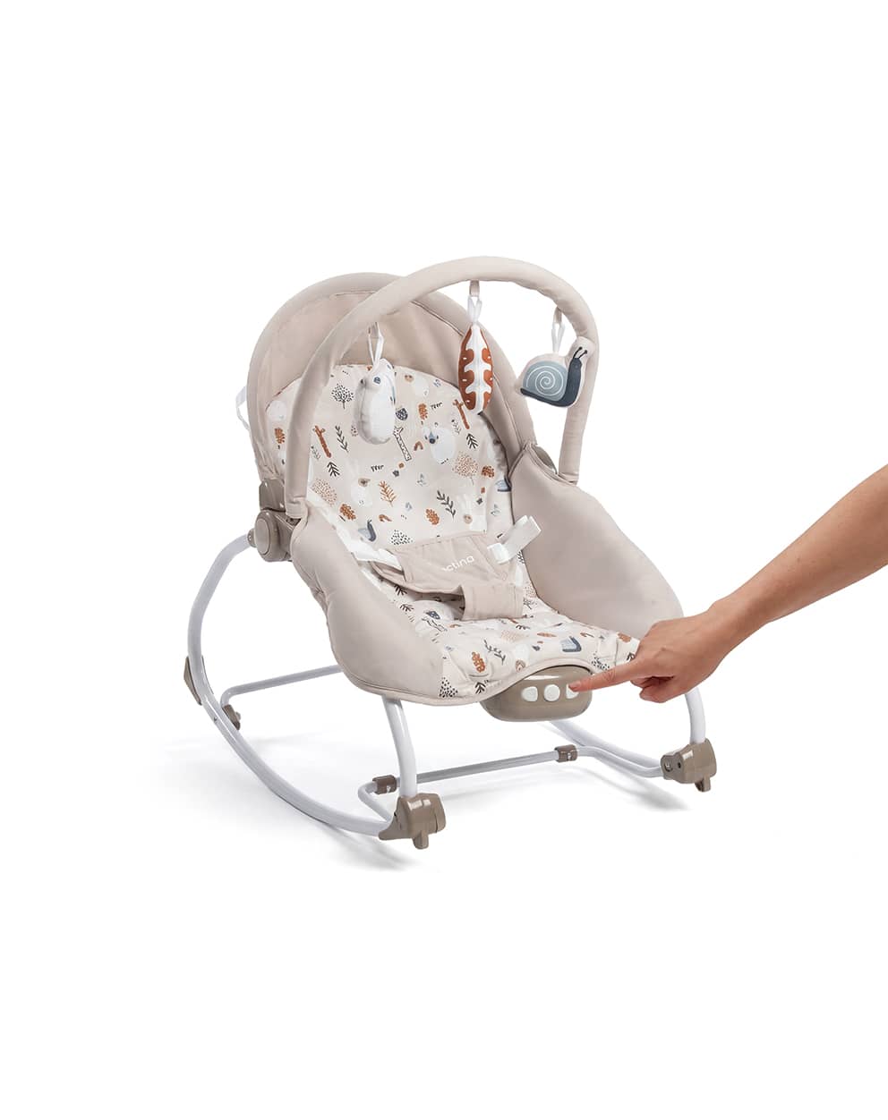 Mecedora con vibración, sonidos y estímulos para su desarrollo producto
