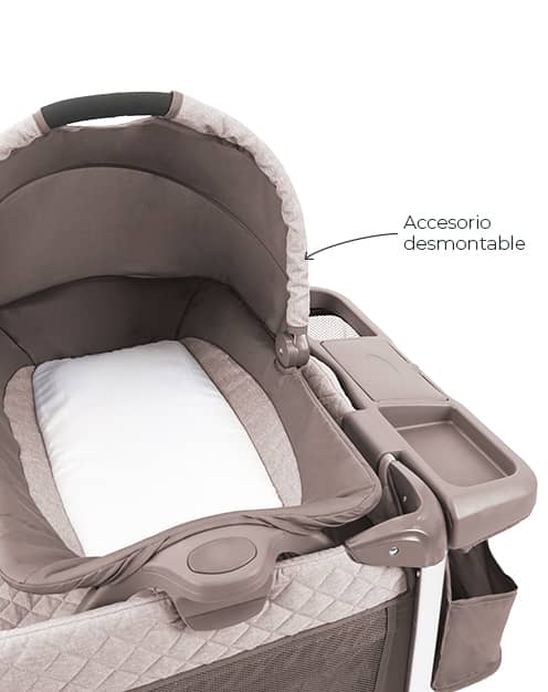 Un cambiador que también lo calma producto