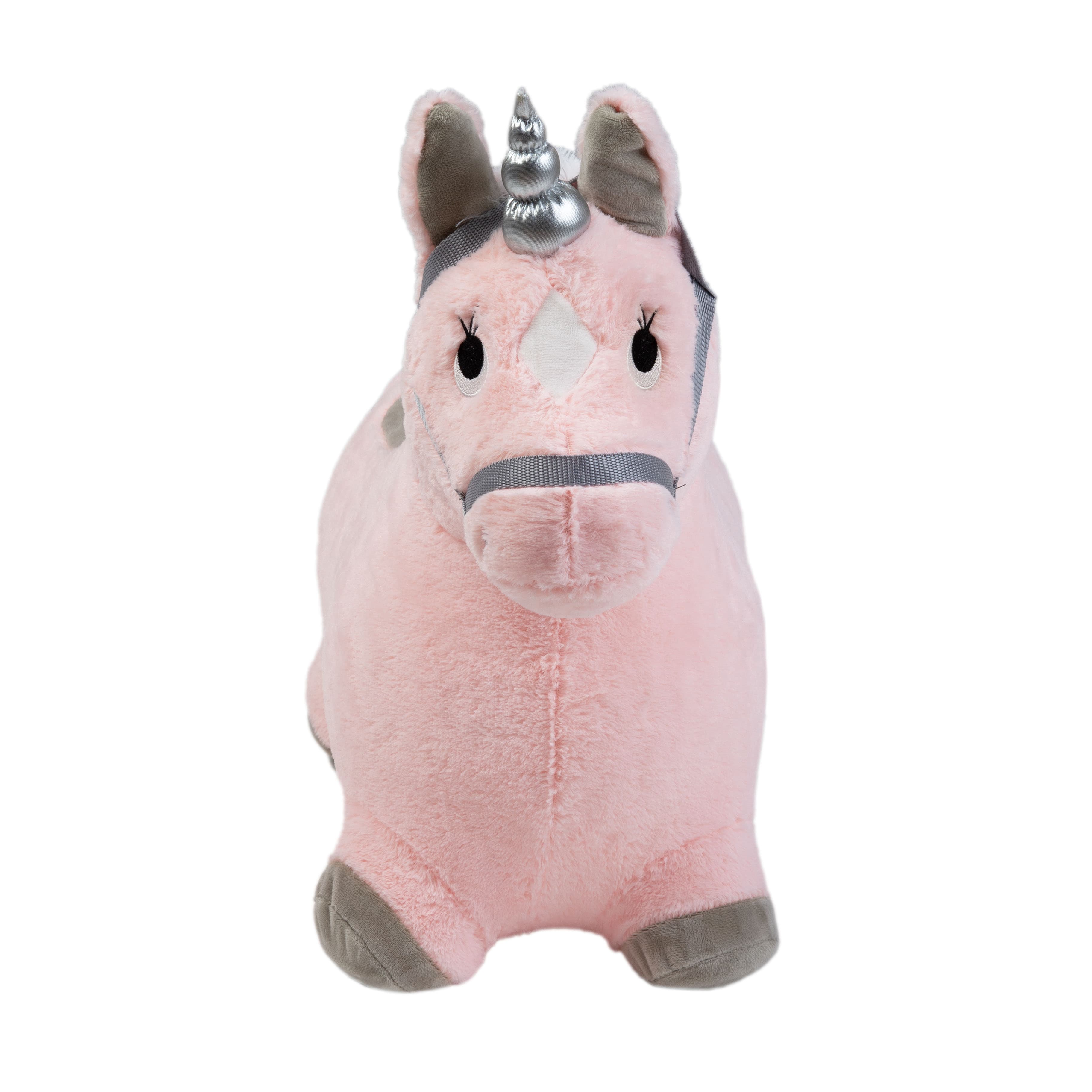 Imagen 3 de 5 de Saltarín de Peluche Inflable +18meses Unicornio