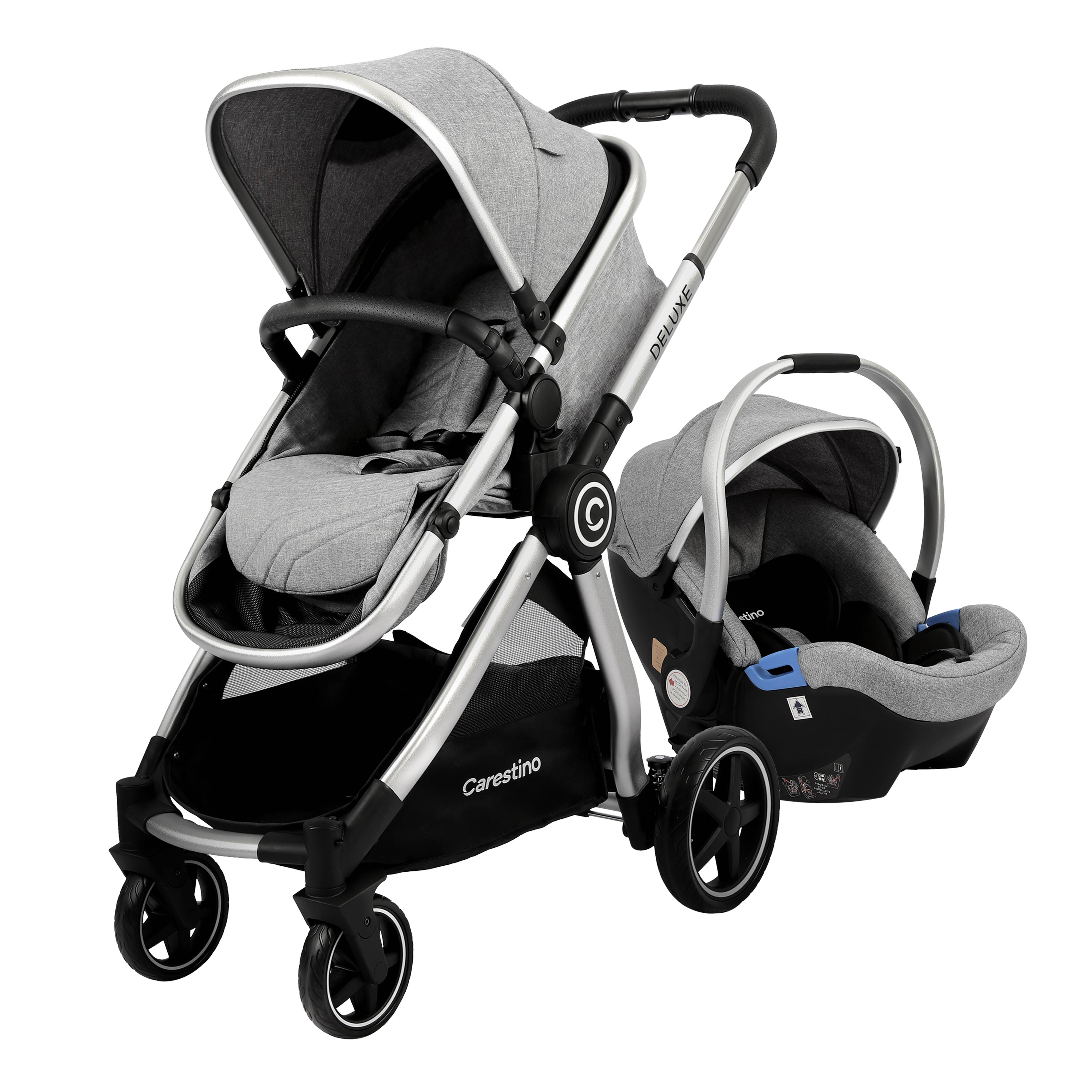 Coche DELUXE v2 Accesorios Gris