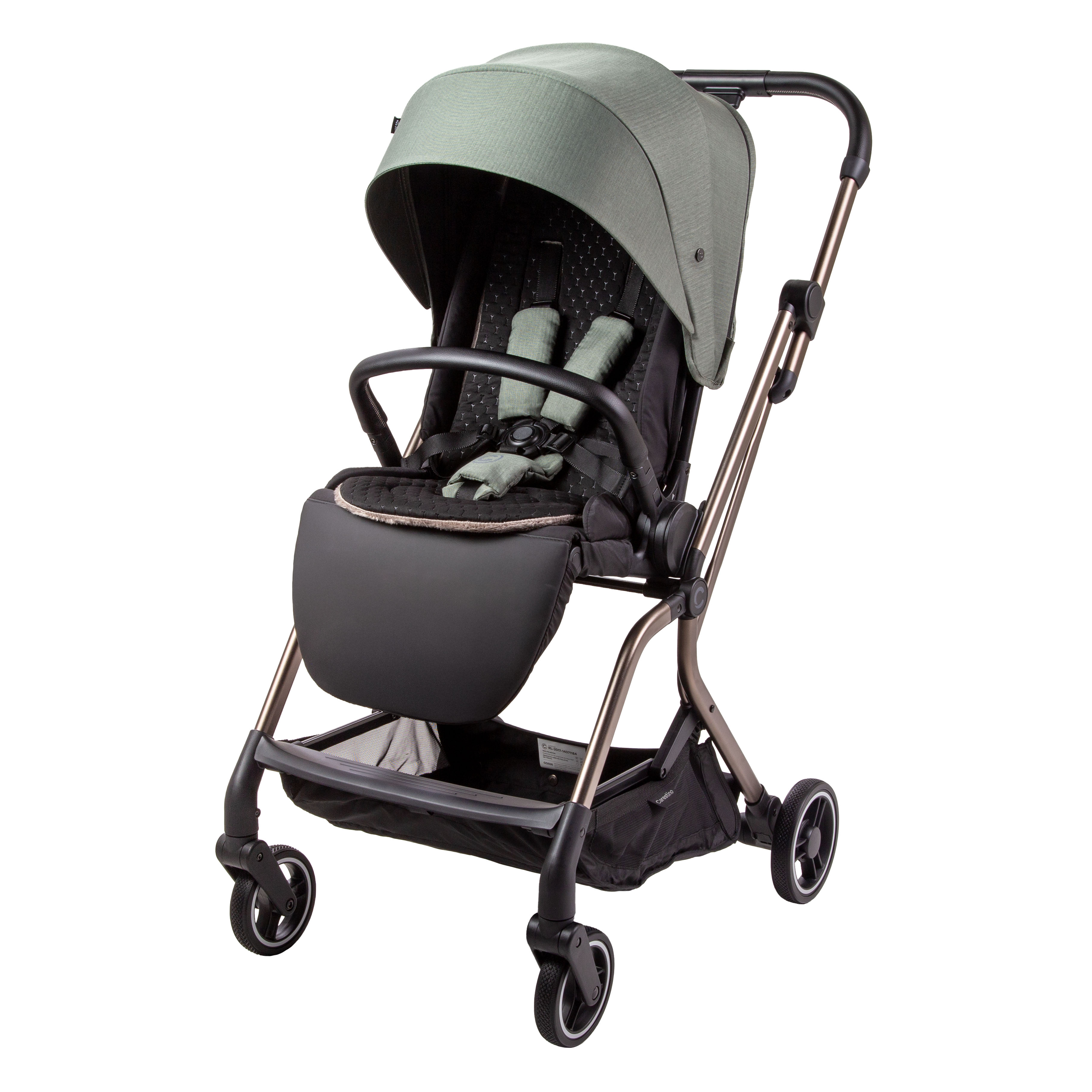 Coche Lyon con Accesorios Verde Militar