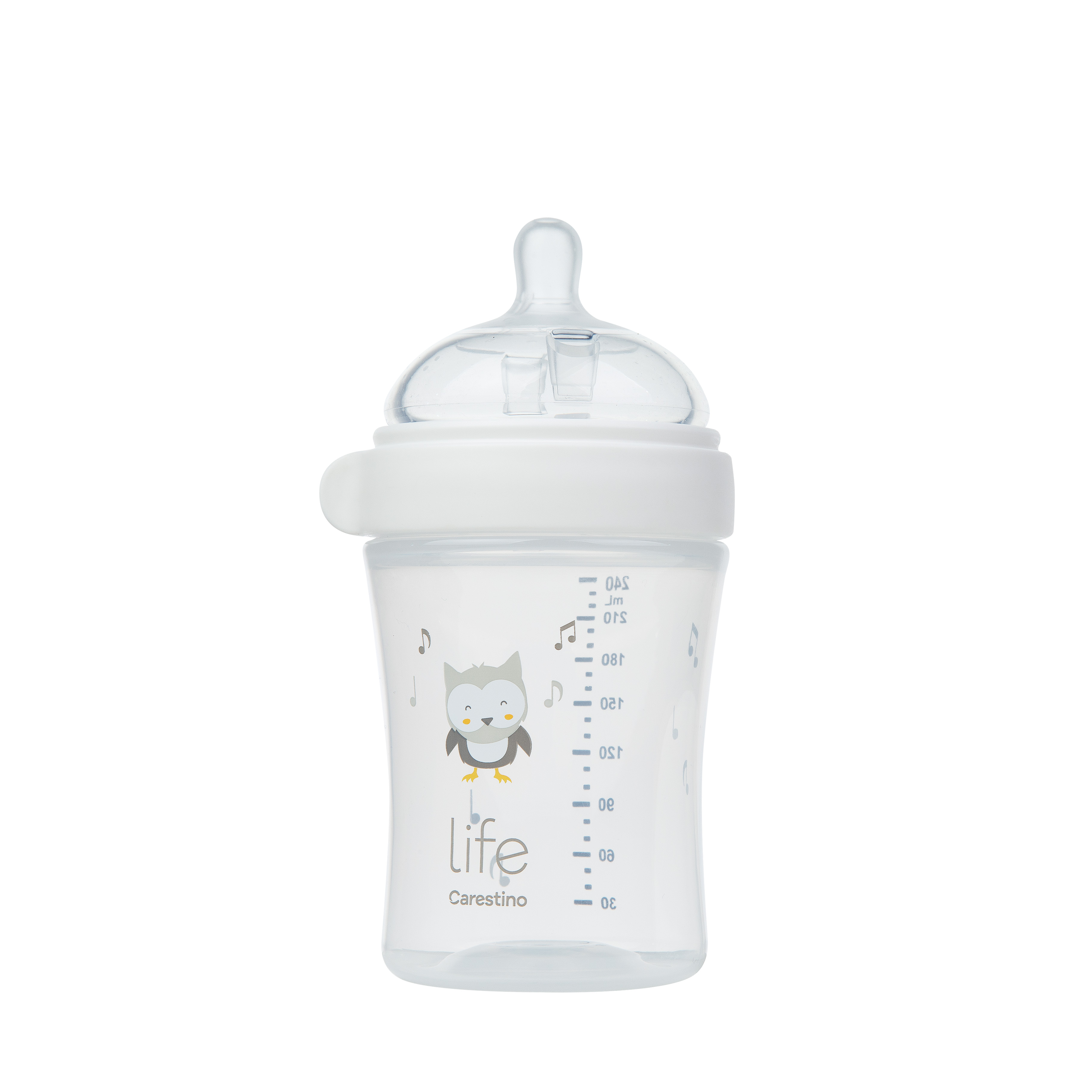 Biberón 240ml Tetina 3m Blanco