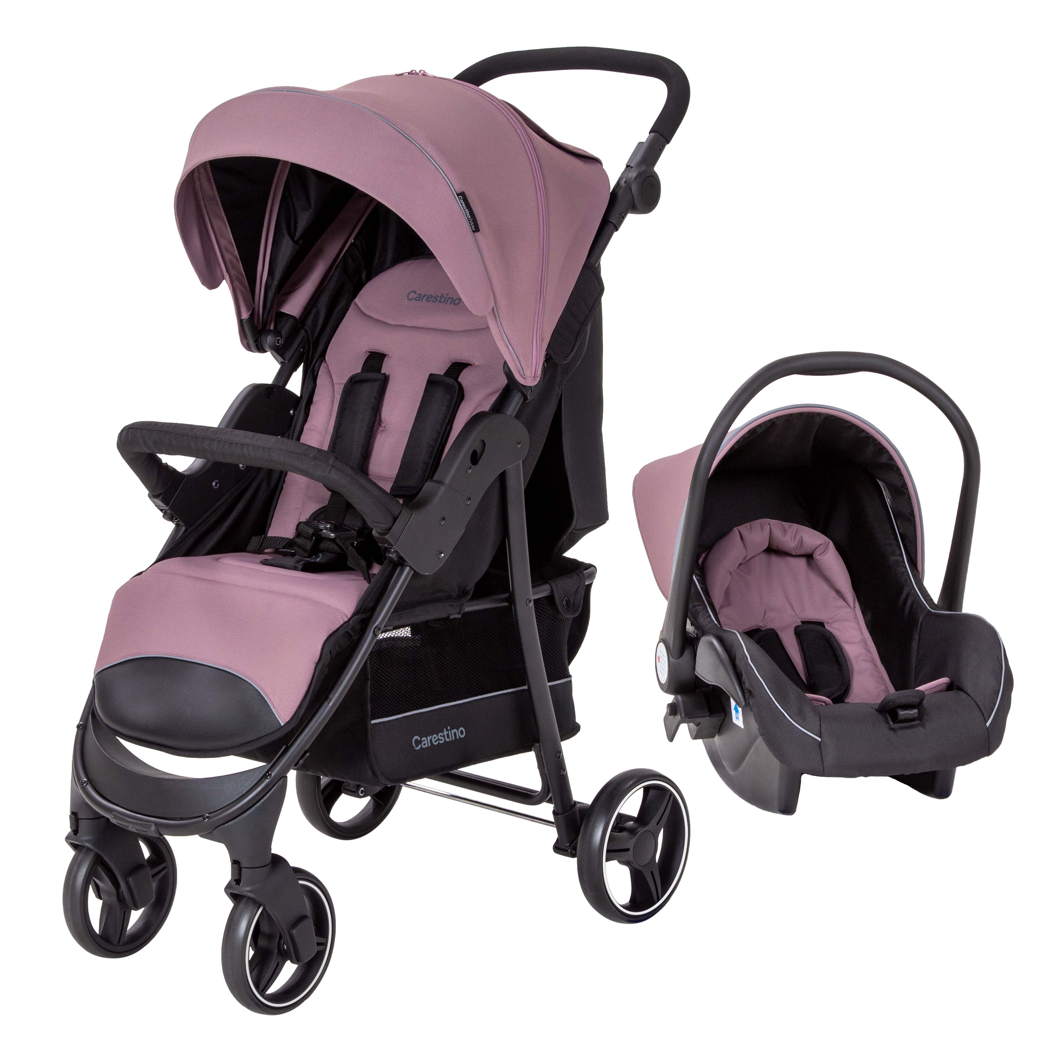 Coche CITY TRAVEL V3 Accesorios ROSA MALVA