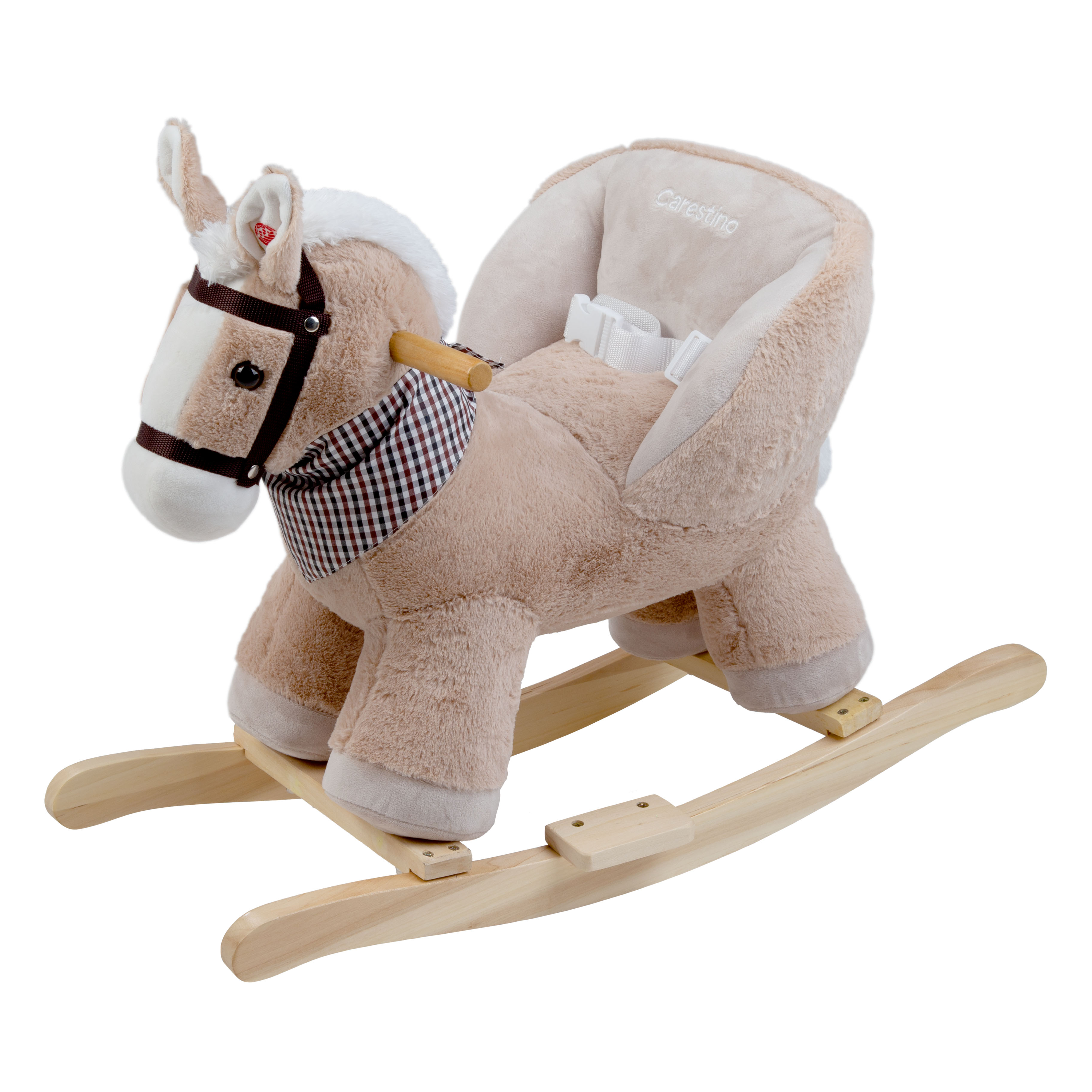 Peluche Mecedor +12meses Caballo Beige