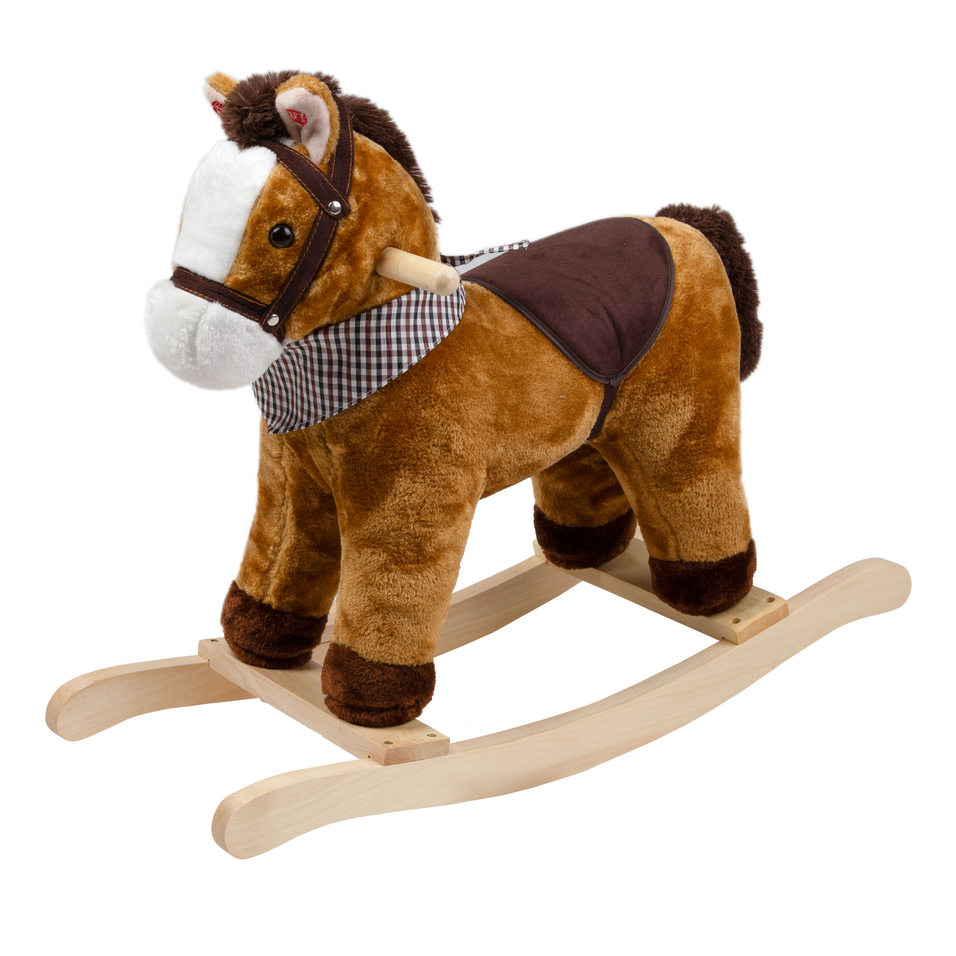 Peluche Mecedor +18meses Caballo Marrón