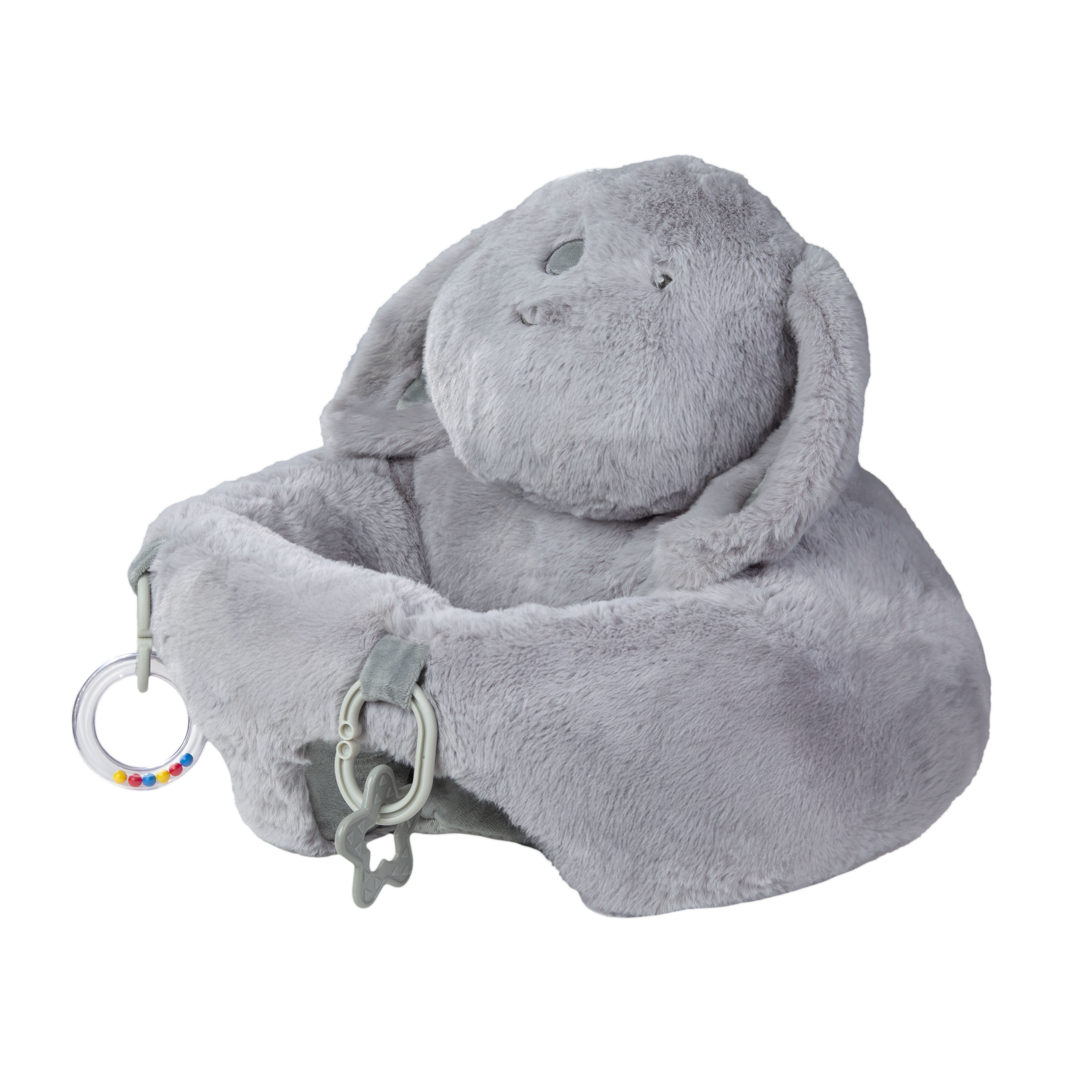 Sofá Infantil Didáctico para Bebe Conejo Gris