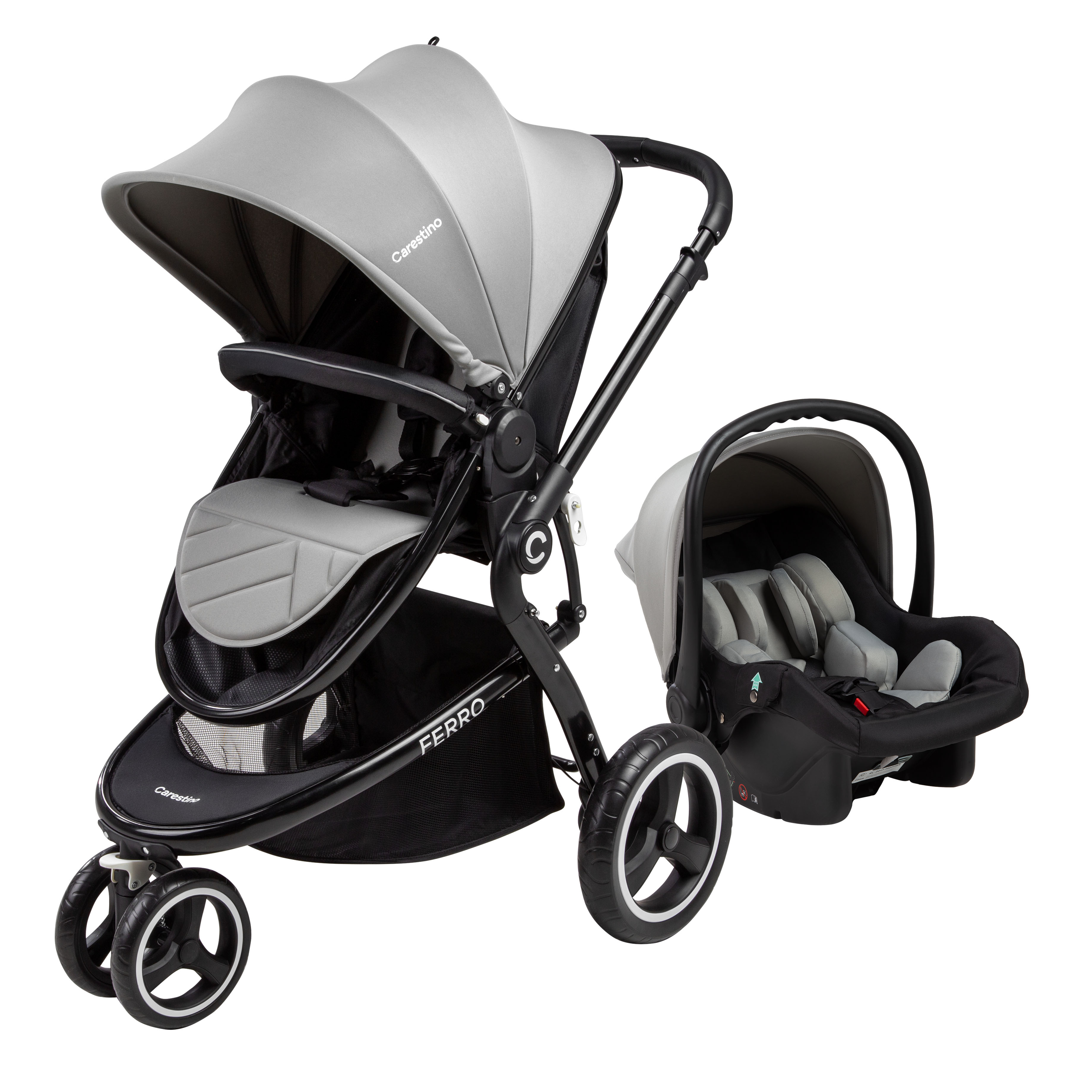 Coche FERRO V2 Accesorios Gris Claro