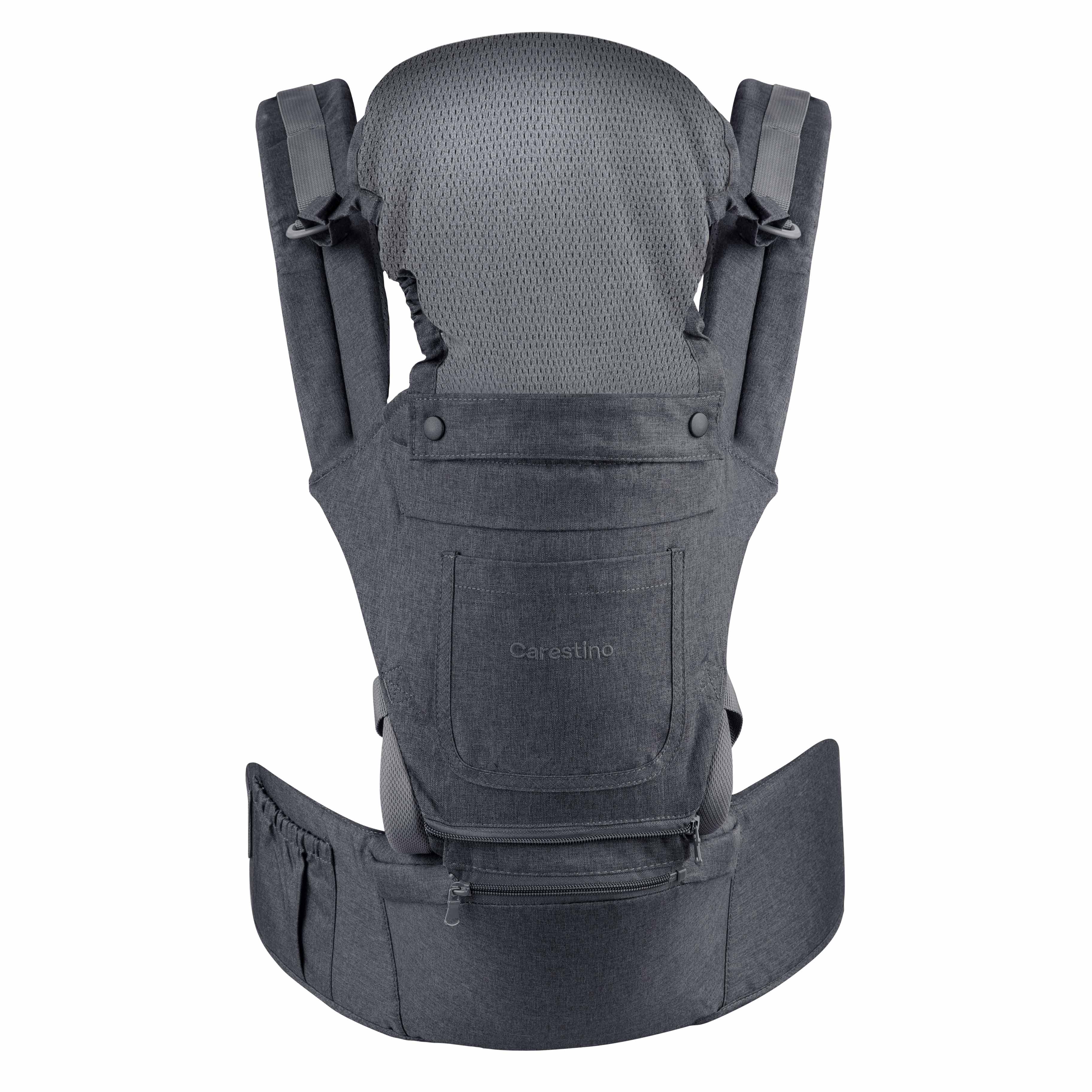 Canguro para Bebé 9 en 1 Negro Melange