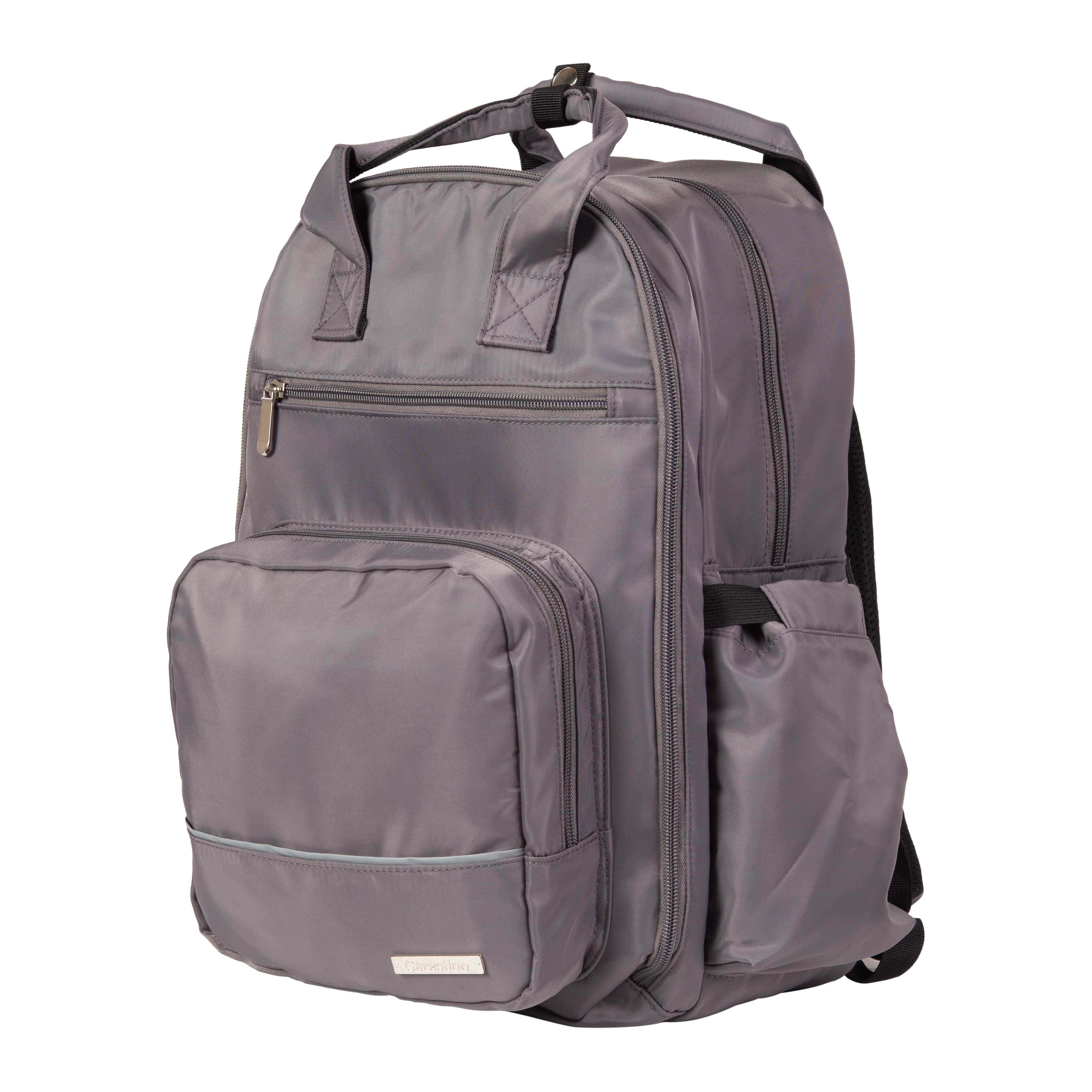 Mochila maternal praga v2 grafito Carestino Argentina